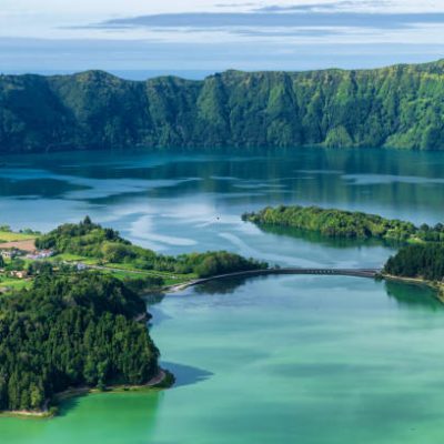 Sete Cidades lake in The Azores